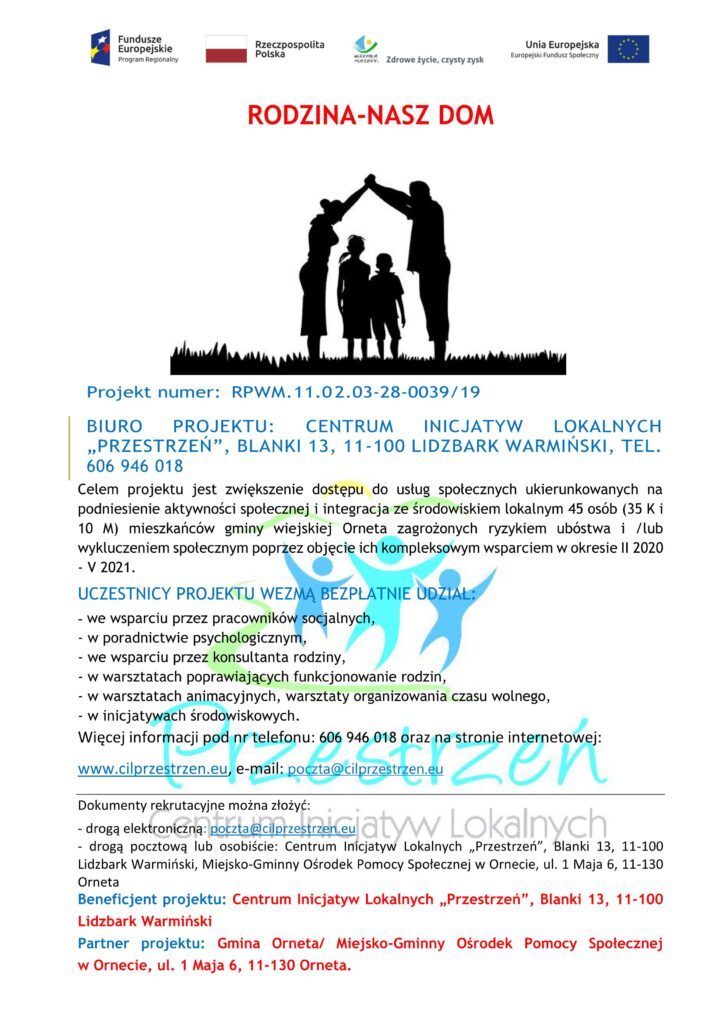 Plakat Rodzina Nasz Dom